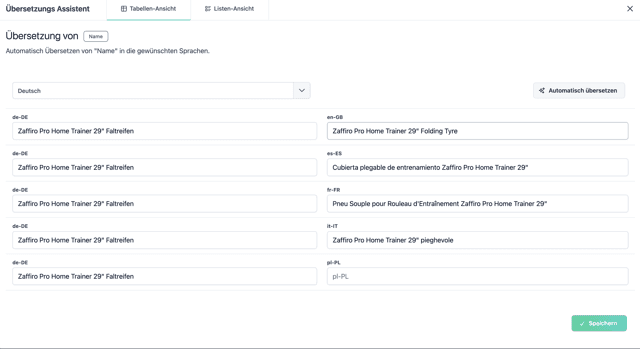 NextCMS PIM: Suche und Filter in der Artikelübersicht