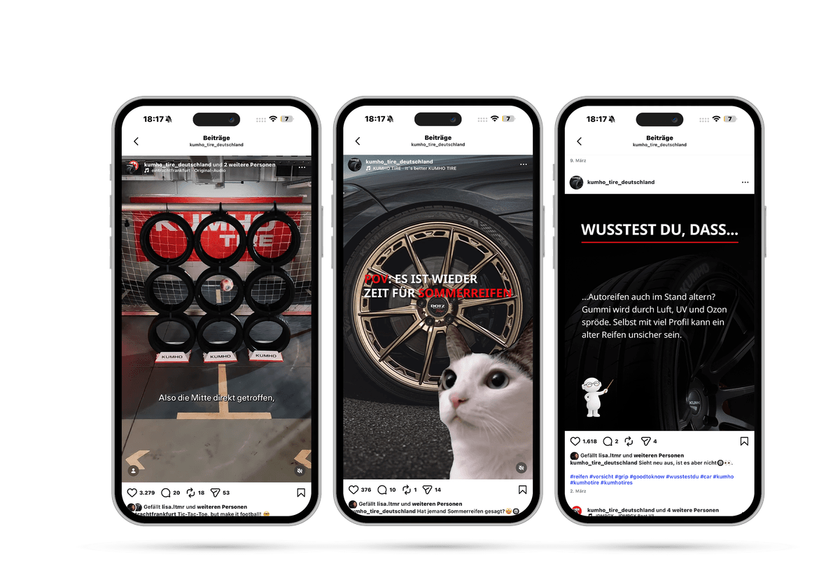 Kumho Tire Seasonal Campaign Mockup