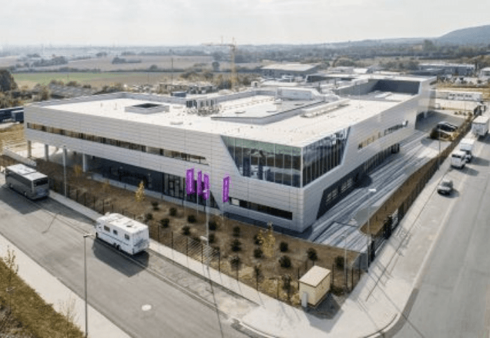 Nexen Tire Gebäude Luftaufnahme