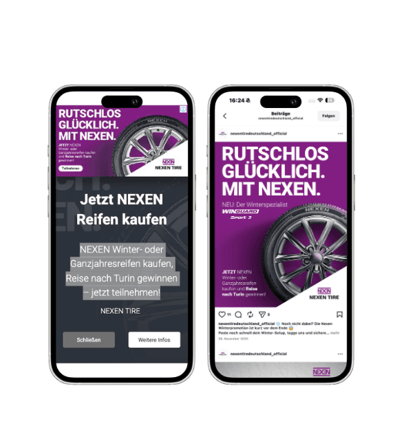 Nexen Digital Marketing Kampagne Mockup