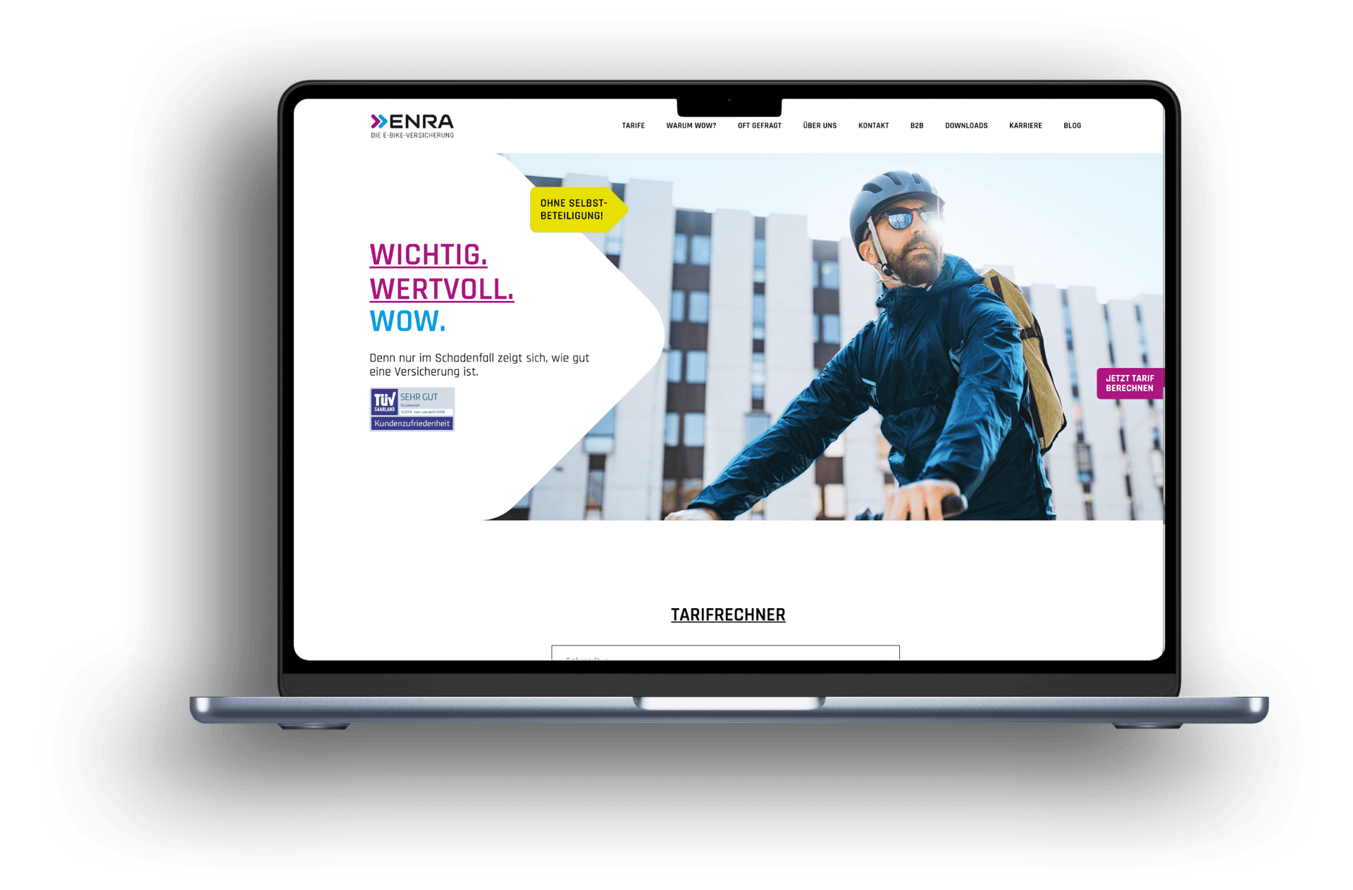 ENRA Website Mockup Devices