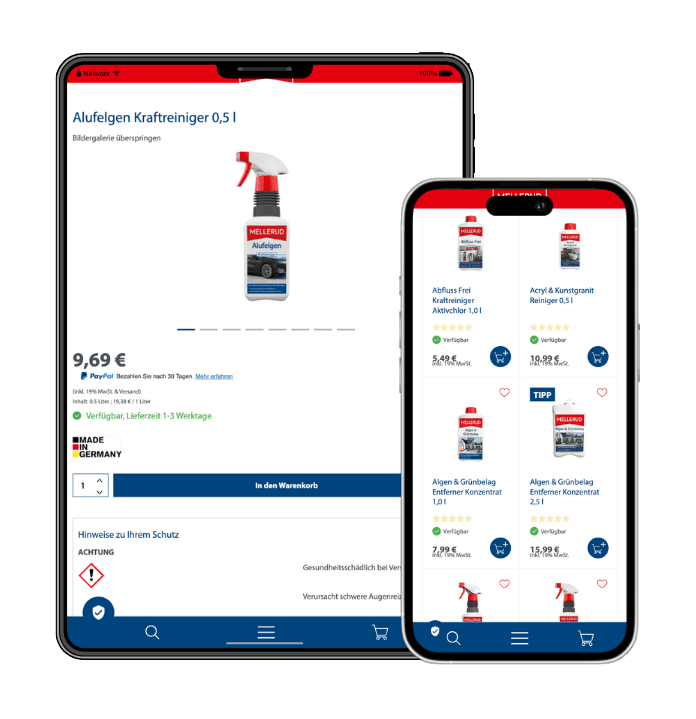 Mellerud Shopware 6 Startseite