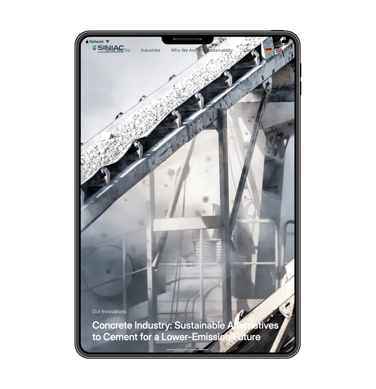 Siniac Website Laptop-Mockup