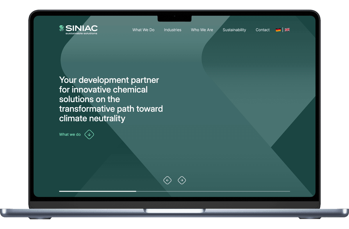 Siniac Website Mobile-Mockup