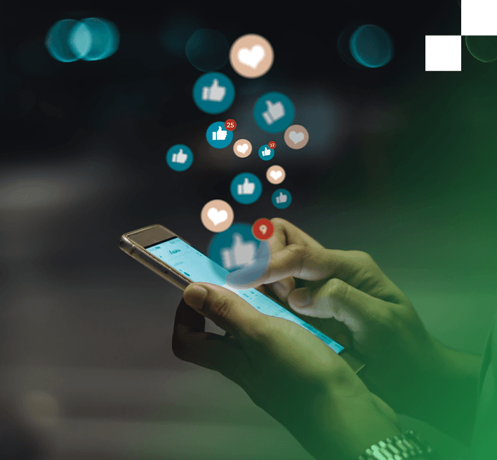 Illustration zu Community-Management und Werbekampagnen