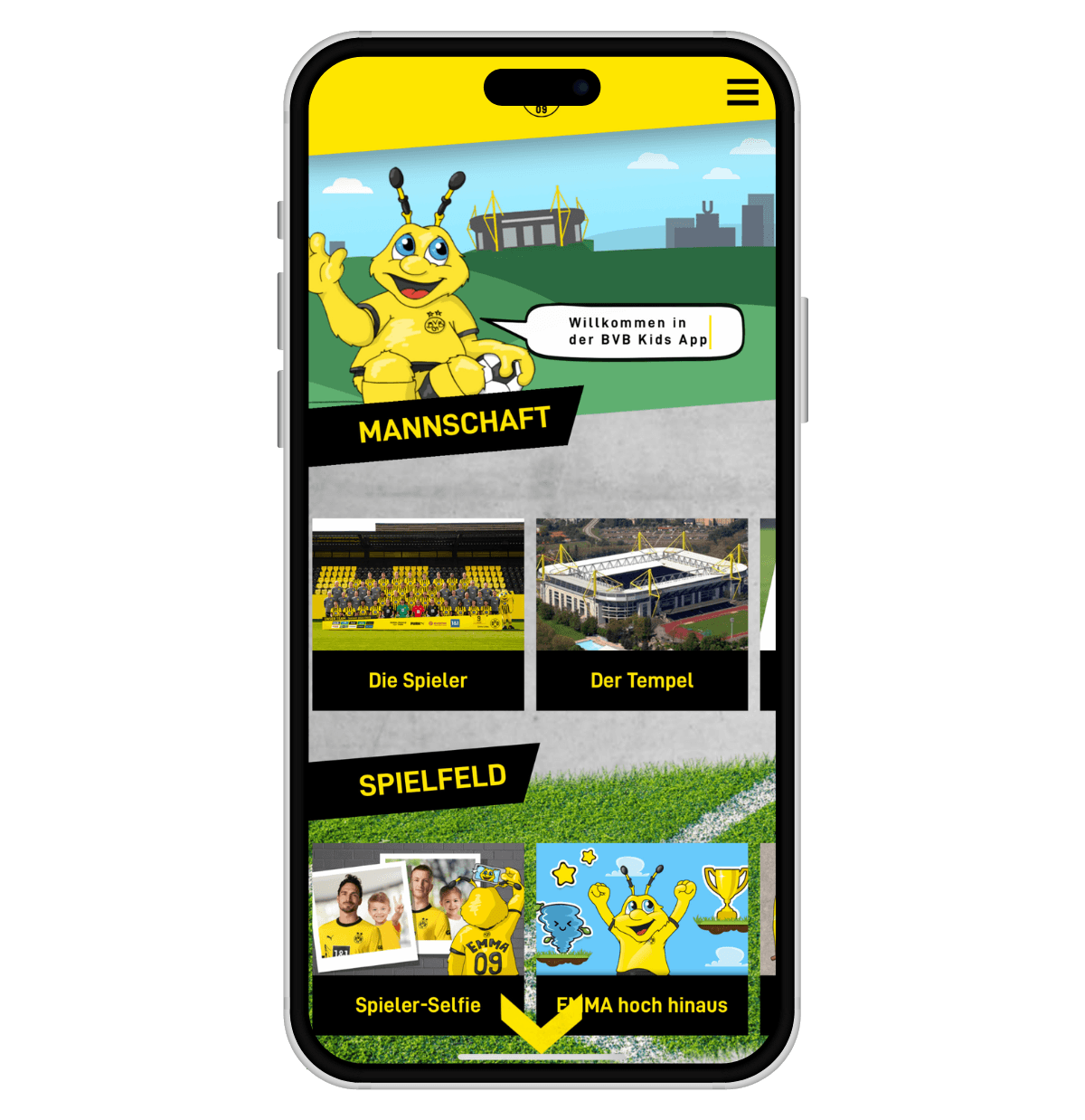 BVB Kids App Liveticker
