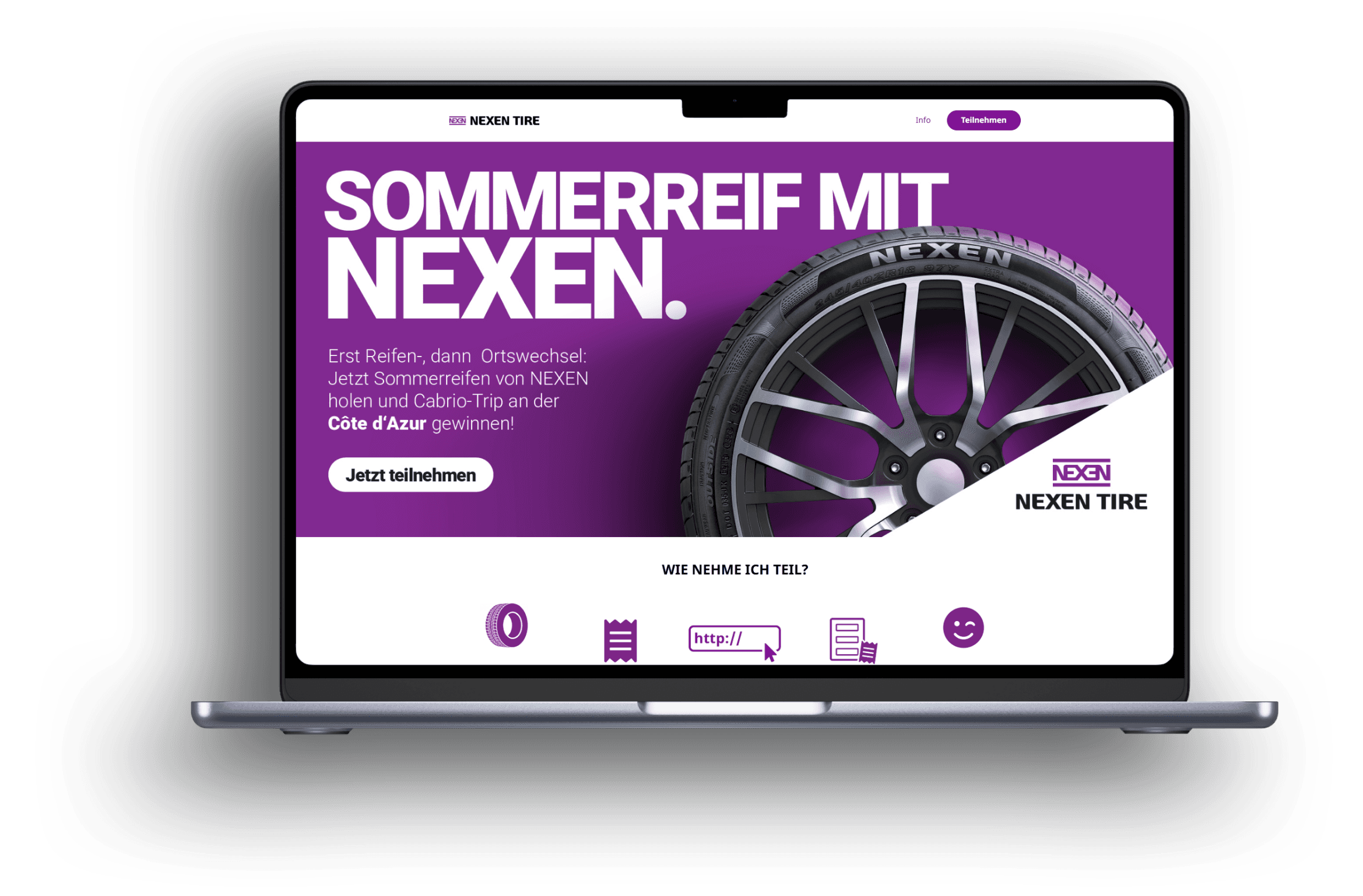Nexen Digital Marketing Kampagne Mockup