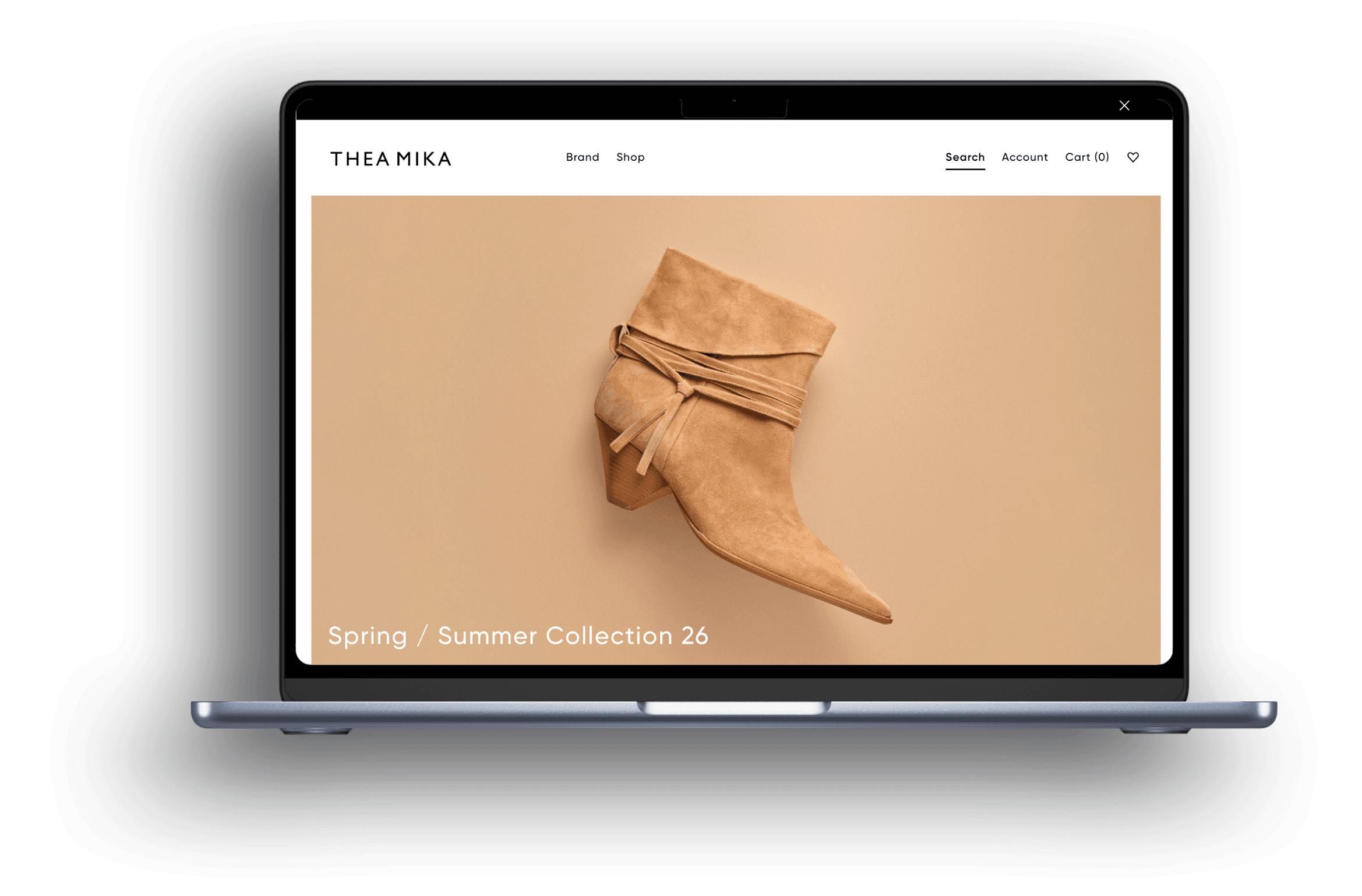 Thea Mika E-Commerce Mockup
