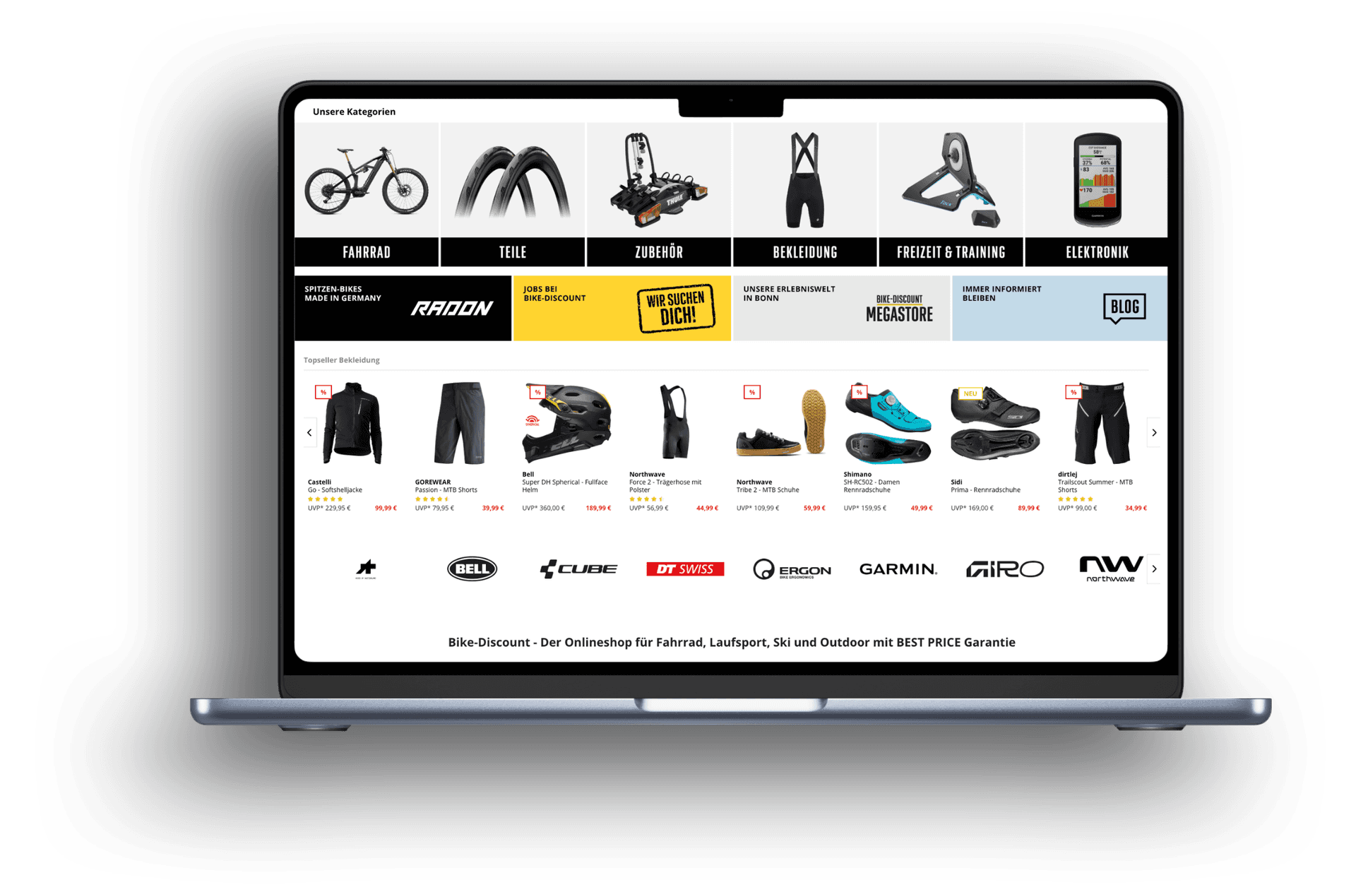 Referenzprojekt Bike Discount: EUROPAS BIG PLAYER IM ZWEIRAD SEGMENT Referenzprojekt Bike Discount: EUROPAS BIG PLAYER IM ZWEIRAD SEGMENT