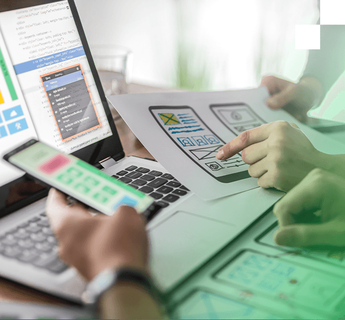 Illustration zu Native UI mit JavaScript und Eine Codebasis, zwei Plattformen Illustration zu Native UI mit JavaScript und Eine Codebasis, zwei Plattformen