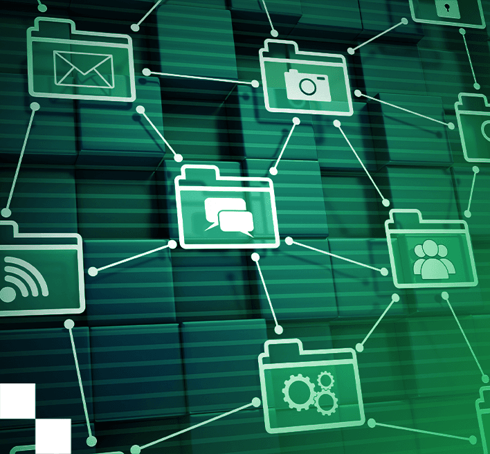 Illustration zu Content Delivery Network (CDN) und Performance Monitoring Illustration zu Content Delivery Network (CDN) und Performance Monitoring