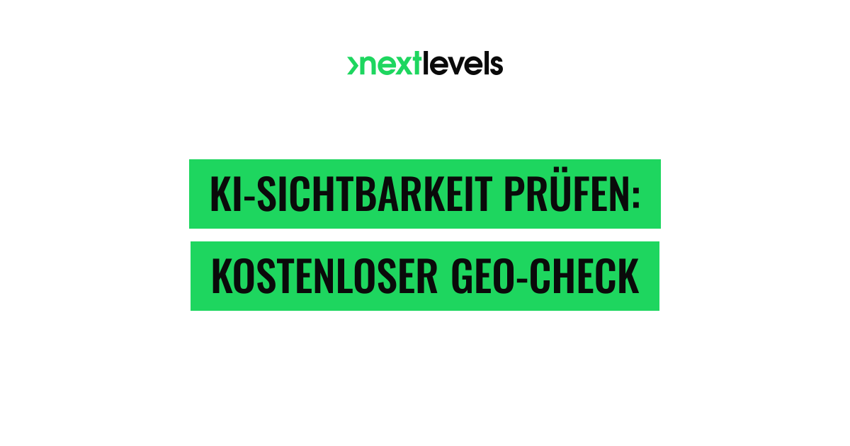 KI-Sichtbarkeits-Check