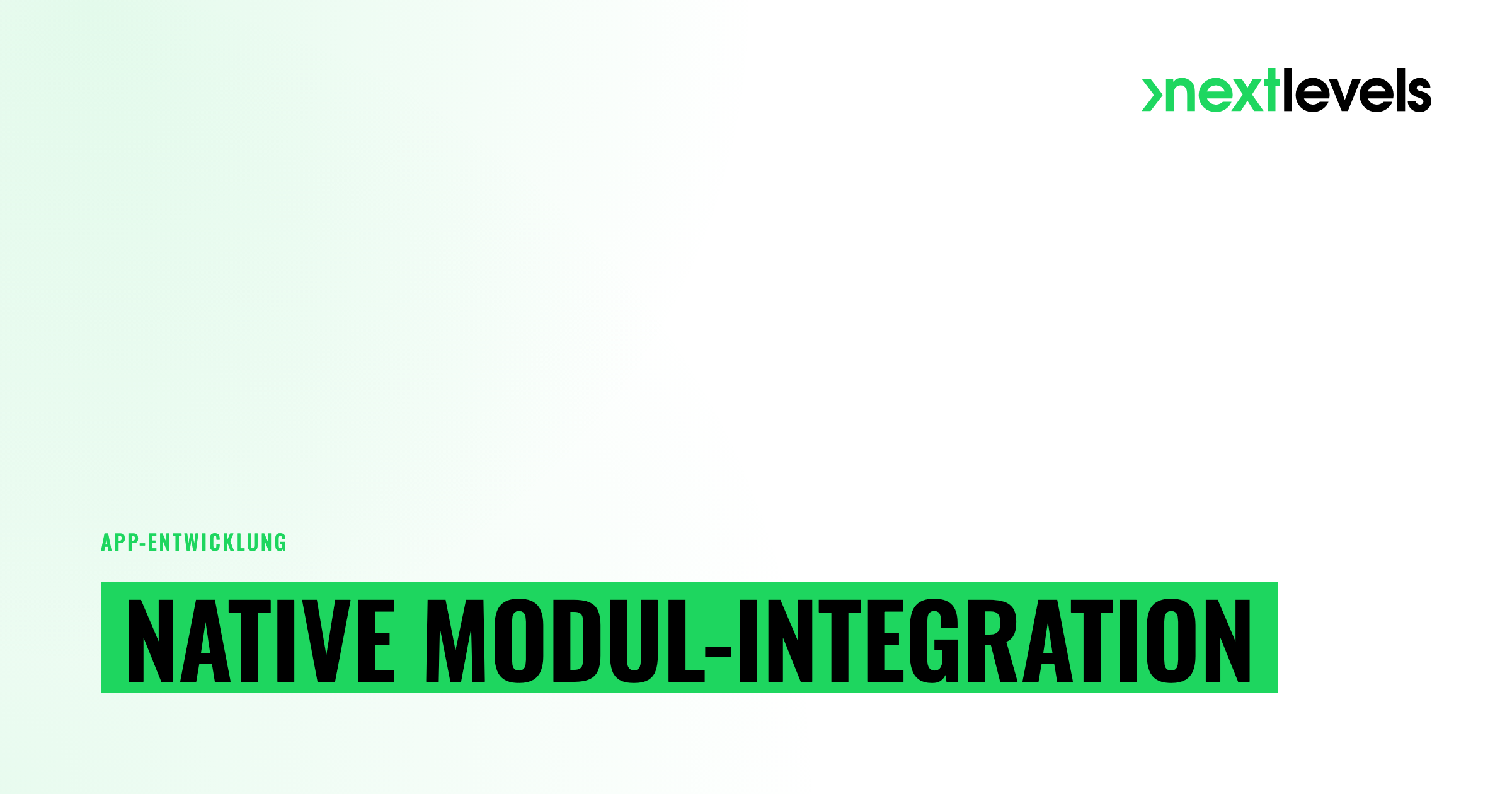 Native Modul-Integration | nextlevels